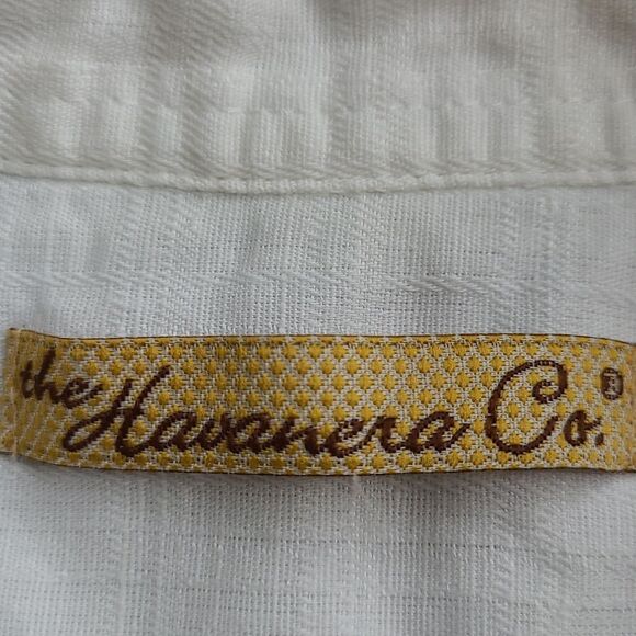 the Habanero Co sz L cotton linen shirt - Picture 9 of 11